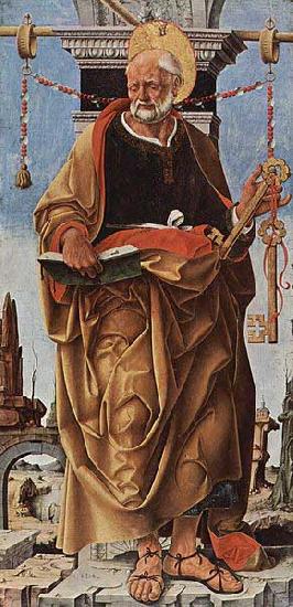 Francesco del Cossa Griffoni-Altar, ursprl. Griffonikapelle in der San Petronio in Bologna, linker Flugel Germany oil painting art